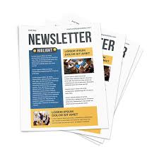 Newsletter printing service for organizations and businesses